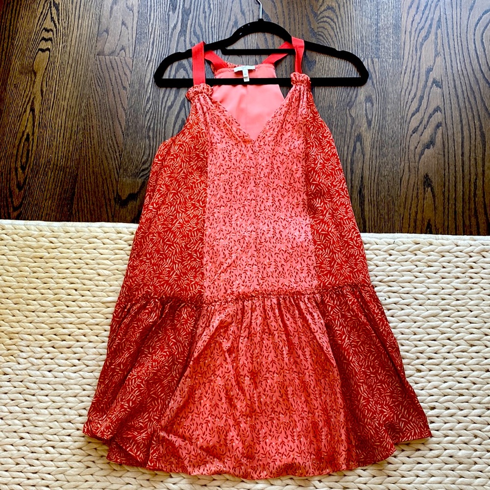 Womens Joie  silk dress in cinnamon